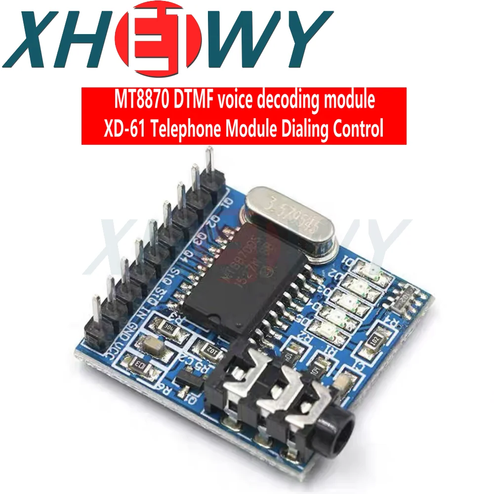 Модуль телефона MT8870 DTMF декодирование речи плата голосового управления