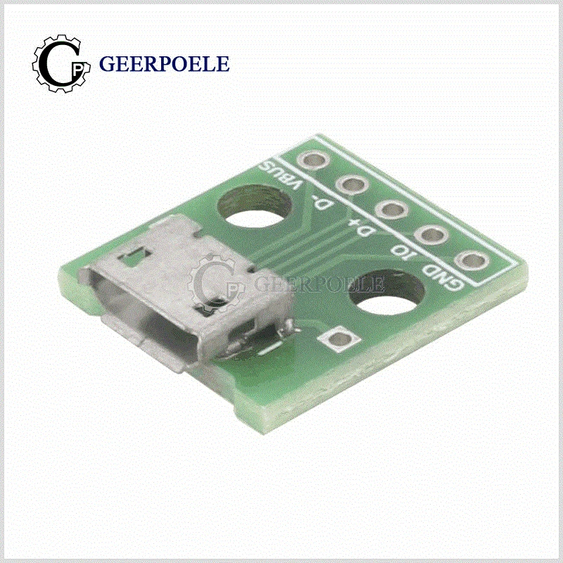 

Micro USB Female Convert Female To DIP 5 Pin Tools Wire Connector Electrique Welding Epoxyfiberglassfireproof