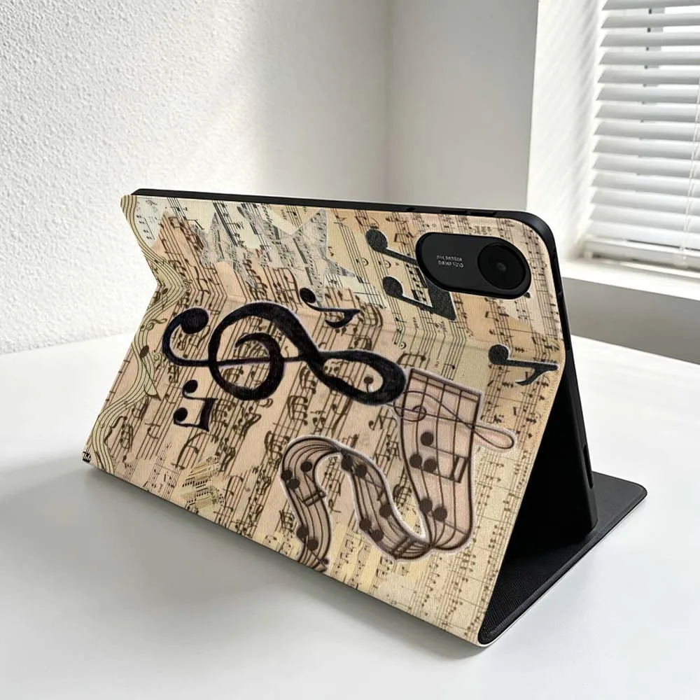 Фото Чехол для планшета с рисунком нот для Xiaomi Redmi Mi Pad 8 7 6 5 4 2 SE K Pro Max Ultra Poco Pad, мягкий чехол для планшета. №3