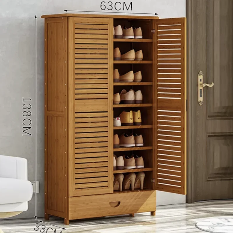 Деревянная вертикальная стойка для обуви, Современные портативные компактные Шкафы для обуви, шкаф для хранения в гостиной, мебель для шкафа XG008