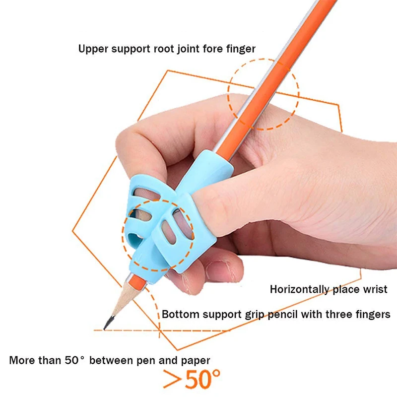 100 шт. силиконовые резиновые держатели для ручек