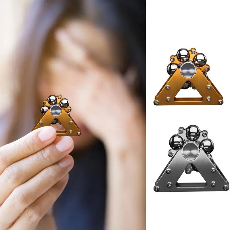 

Ручной Спиннер, стальной шар, колесо обозрения, 2 пальца, игрушки для взрослых, пять бусин, игрушка для детей и взрослых