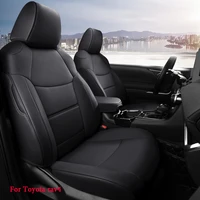 luxury custom car seat covers full set waterproof leatherette for toyota rav4 2020 2021 years xa50 car seat protection cushion