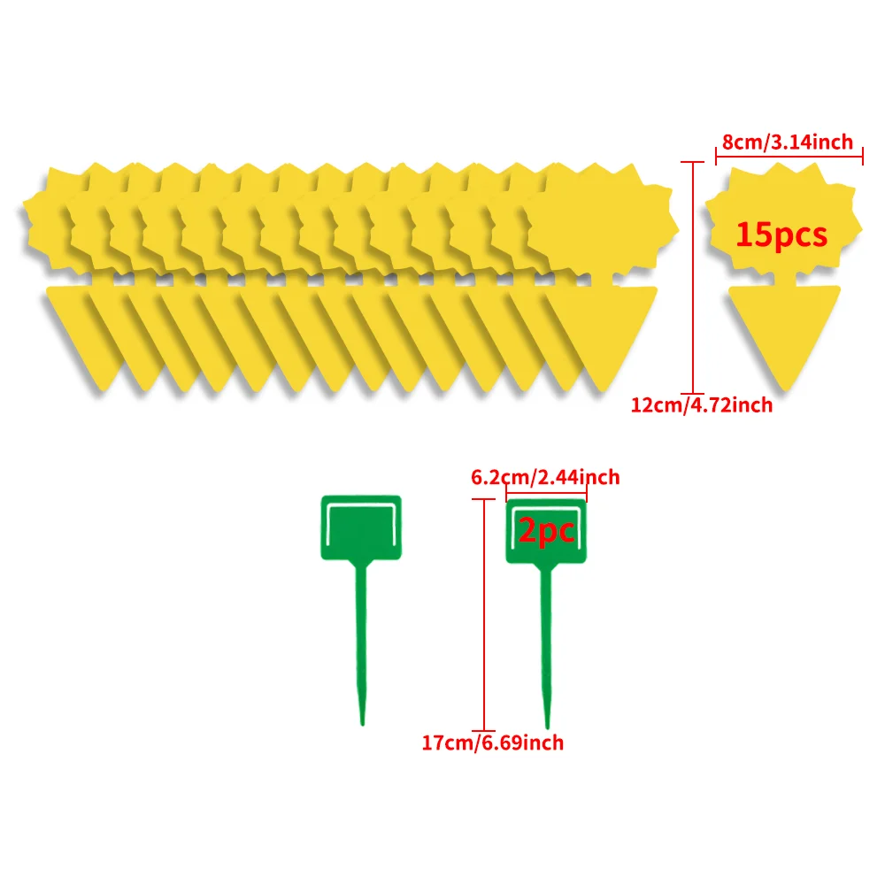 

Мощная Клейкая Ловушка Для Насекомых 'Fly Trap' С Двусторонним Клеевым Покрытием Для Борьбы С Вредителями В Теплицах