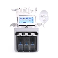 cool lifing led vibrator hot cold facial massager ems beauty instrument pdt led photon light therapy machine