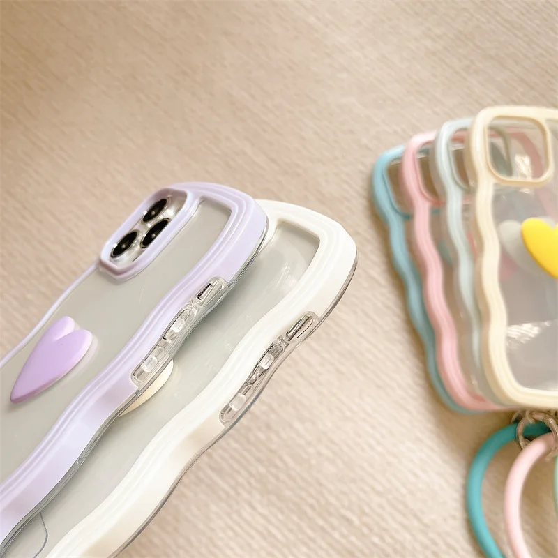 Creative Cute Cartoon Play Mobile Phone Holder for iPhone 11 12 13 Mini 14 Pro Max Xr X 7 8 Plus Case