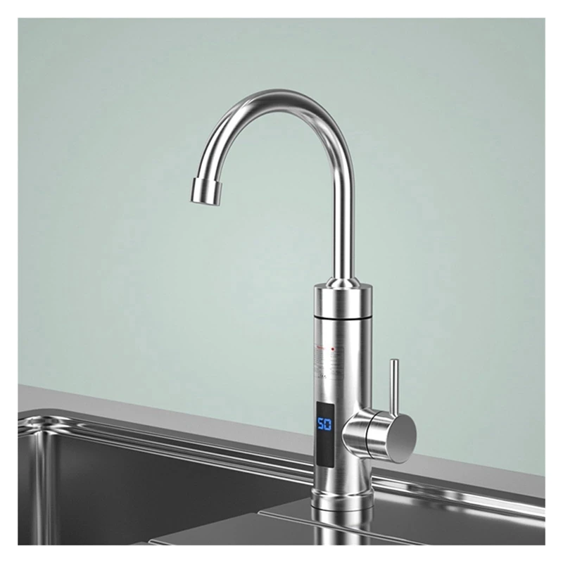 Смеситель с подогревом электрический водонагреватель кухонный кран мгновенный