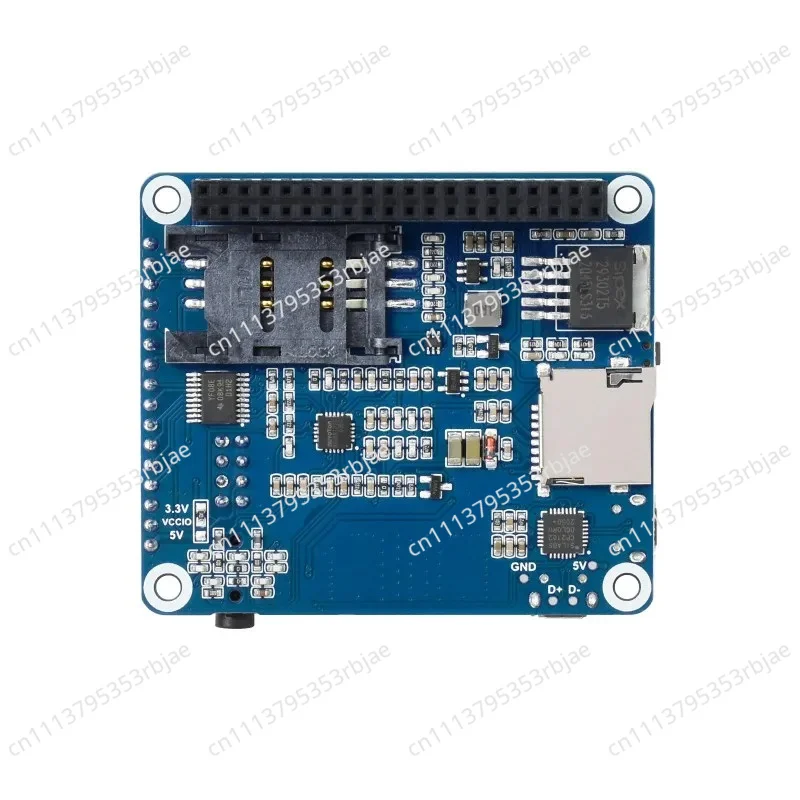 Фото SIM7600G-H 4G HAT для Raspberry Pi 5/4/3, высокоскоростной сотовый модуль LTE/3G/2G с GPS/GNSS, поддержка глобальных диапазонов частот №1