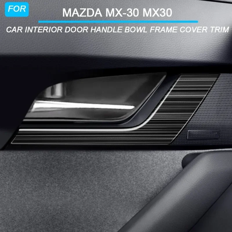 Внутренняя дверная ручка автомобиля накладка на рамку для MAZDA MX30 MX-30 аксессуары