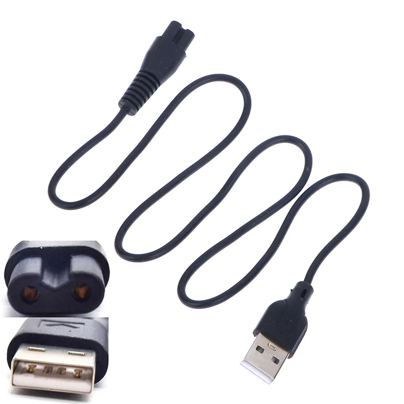

1PC USB Interface Cable B-suffix Charging Barber Scissors Shaver Pet Scissors Hair Removal Instrument DC Power Cord
