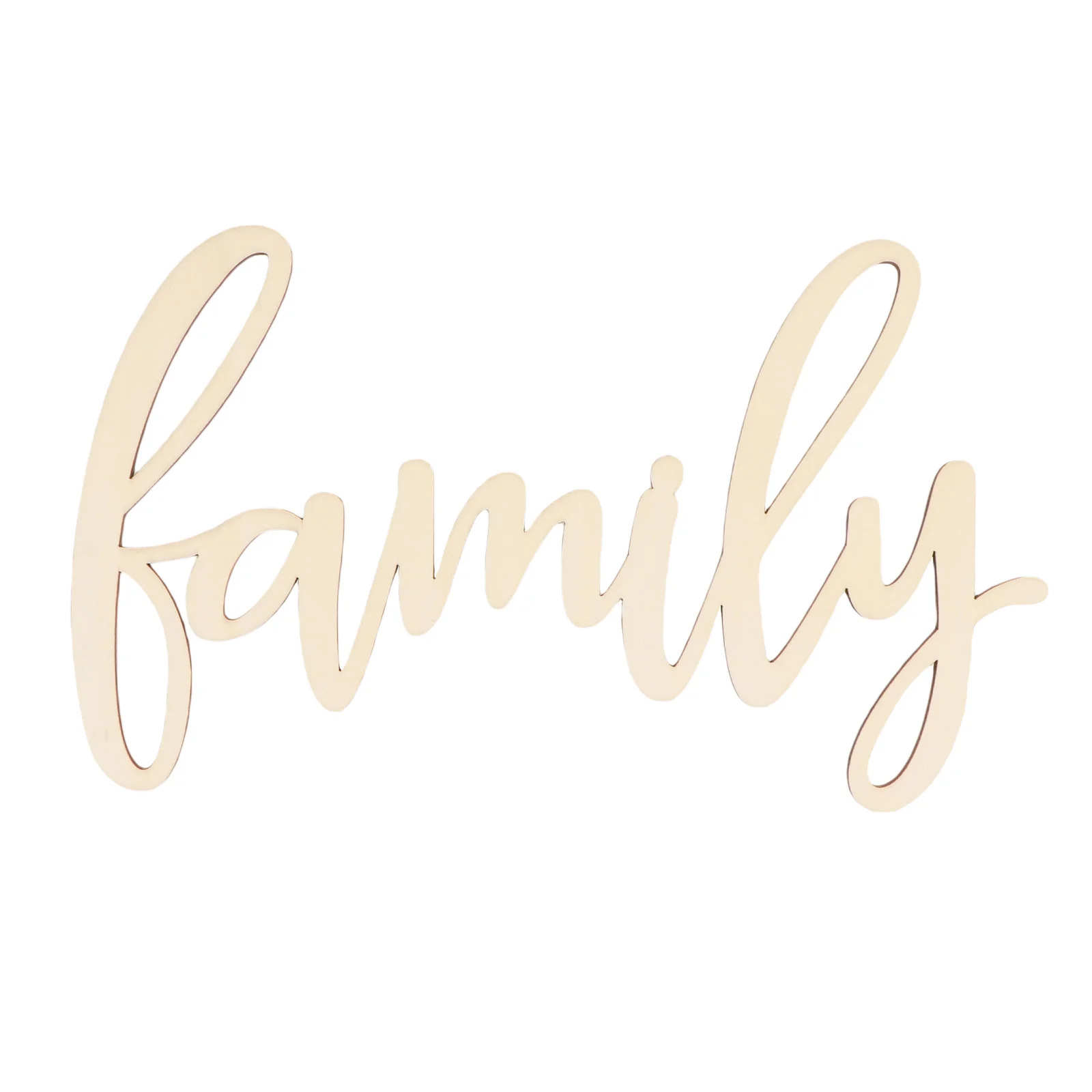 

Decor Sign Family Wood Wall Home Signs Wooden Living Room Rustic Listing Decorative Farmhouse Word Door Table Hanging Cutout