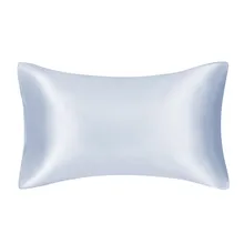 Pillowcase Silk Pillow Cover Silky Satin Hair Beauty Pillow case Comfortable Pillow Case Home Decor wholeStandard/Queen 1PC