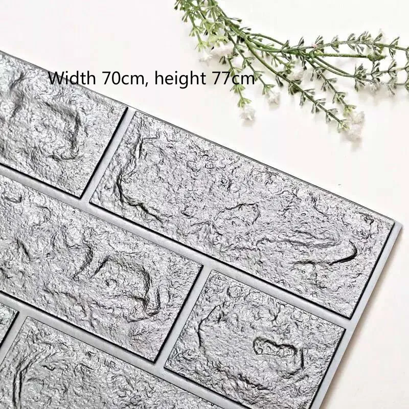 3D Стерео Декоративные Наклейки для Стены Телевизионного Фона Водонепроницаемые Антиударные Самоклеящиеся Обои