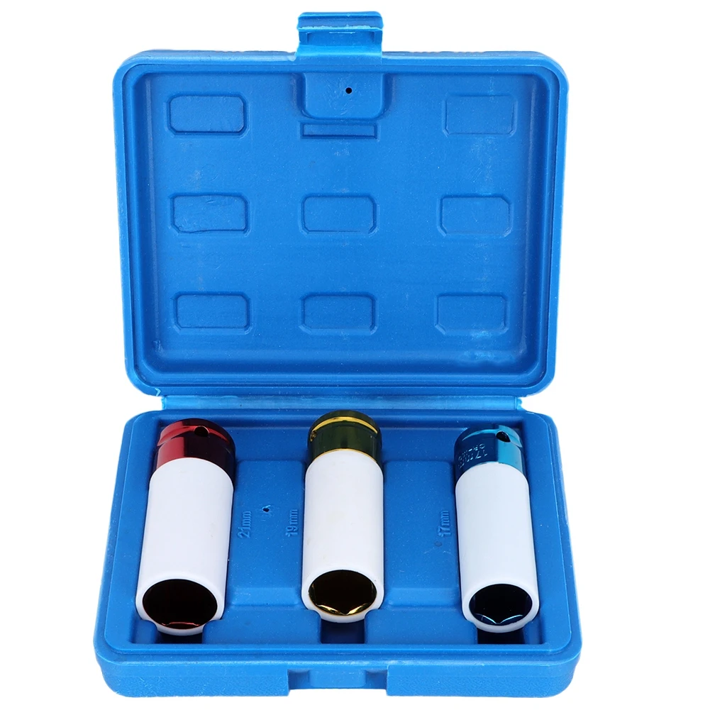 

Locking Wheel Hub Protection Sleeve Nut Sockets Thin Wall Auxiliary Disassembly