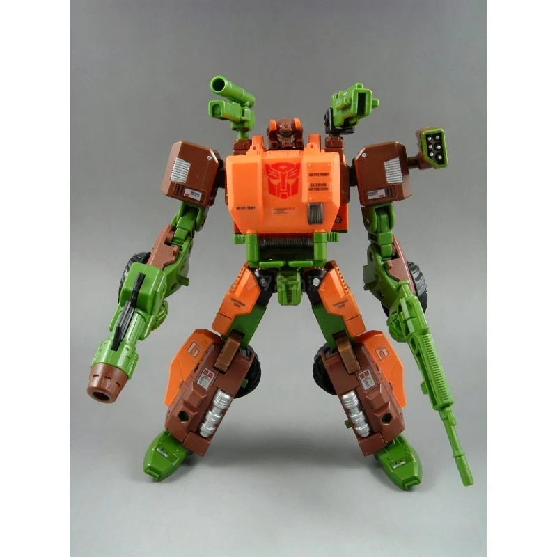 Фото В наличии: Коллекционная модель робота Hasbro Transformers Classic Toy 30th Anniversary Voyager Class Roadbuster, шарнирная, подарочная. №4