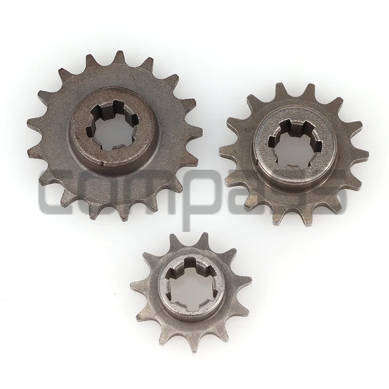 T8F 8 мм 11/14/17 Зубчатая передняя звездочка Цепная шестерня для 47cc 49cc Mini Moto Dirt Bike