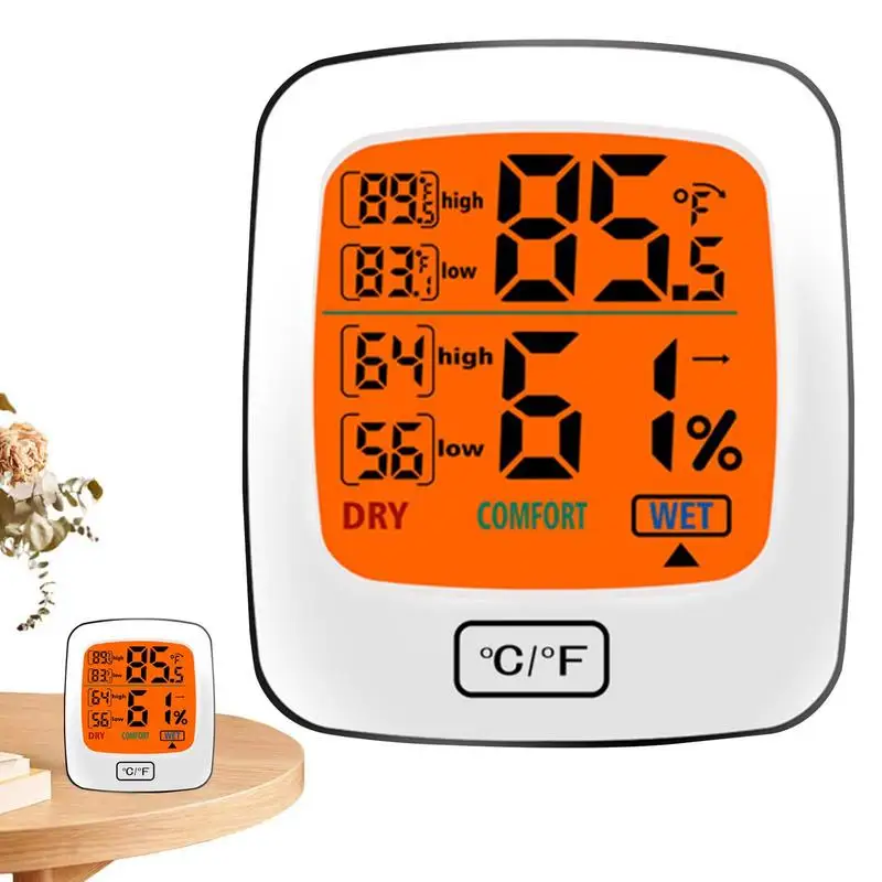 

Digital Thermometer Hygrometer Monitor Indoor Room Temperature Humidity Meter Sensor Gauge With Temperature Humidity Monitor