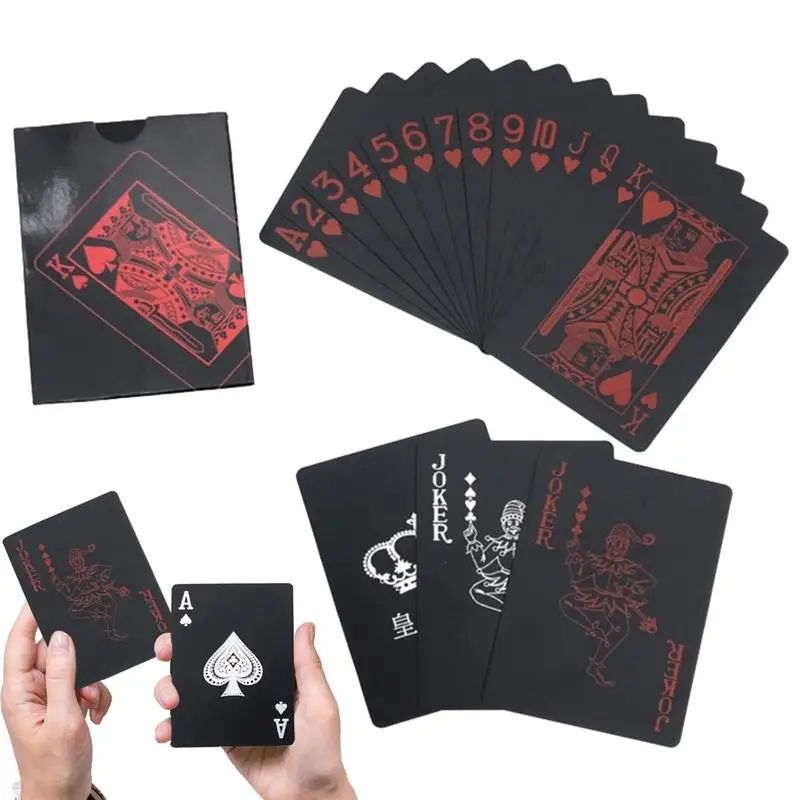 

Playing Cards Poker Game Deck Pokers Pack Magic Cards Waterproof Card Gift Collection Gambling Board Game