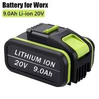 2022 new 20v 9000mah lithium rechargeable replacement battery for worx power tools wa3551 wa3553 wx390 wx176 wx178 wx386 wx678