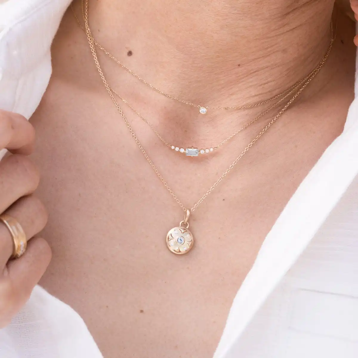 

Trail to Treasure Necklace - S925 Sterling Silver Jewelry for Women