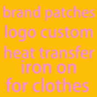 custom brand patches on clothes fashion logo iron on transfers for clothing stickers thermoadhesive patch for jacket appliques