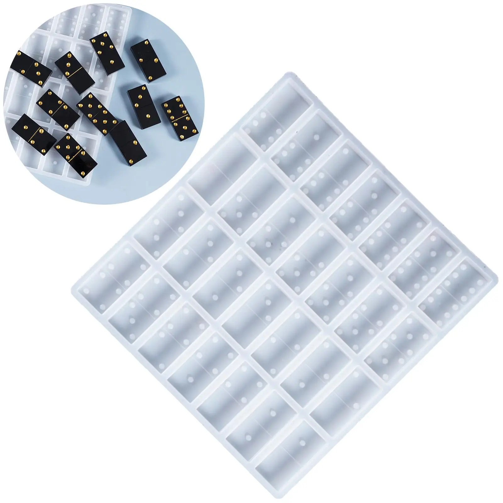 28-полосные формы для домино литье из смолы сделай сам эпоксидные силиконовые