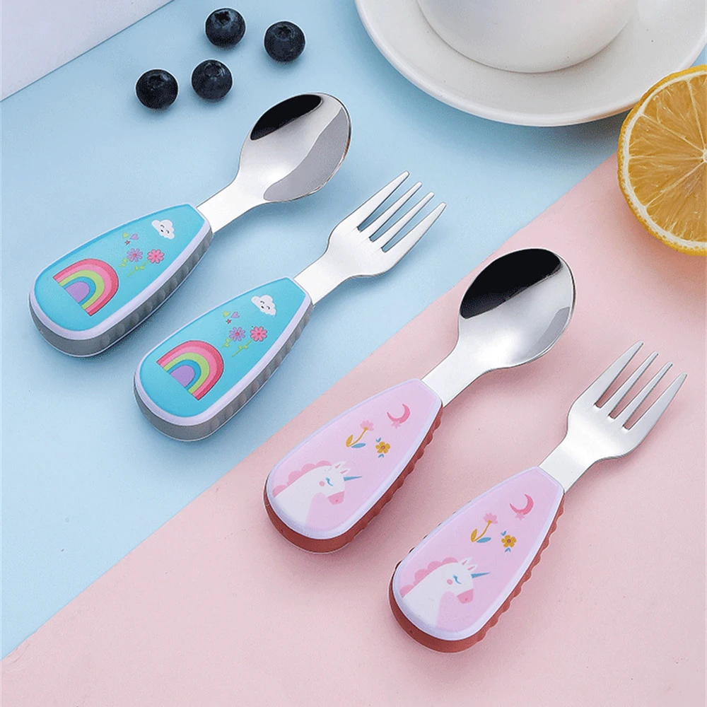 

Cutlery Set 1 Set Preservative Fine Edging High Temperature Sterilization High Temperature Resistance Baby Feeding Spoon