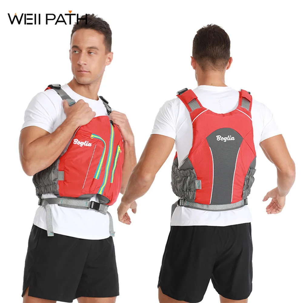 2023 New Water Sports Adult Swimming Lifejacket Safety Buoyancy Vest Professional Surfing Motor Boat Rowing Fishing Lifejacket