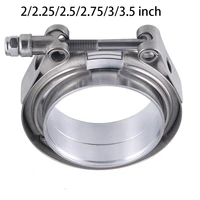 22 252 52 7533 5 inch standard turbo exhaust v band clamp stainless steel male female flange kit
