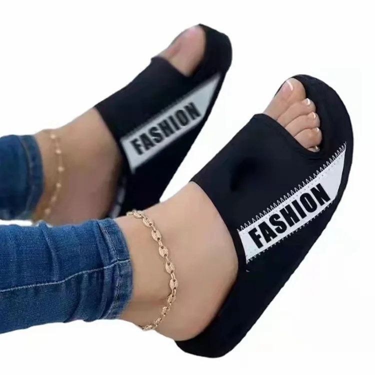 

Летние женские тапочки с надписью, комнатная обувь, пляжные Тапочки для ванной