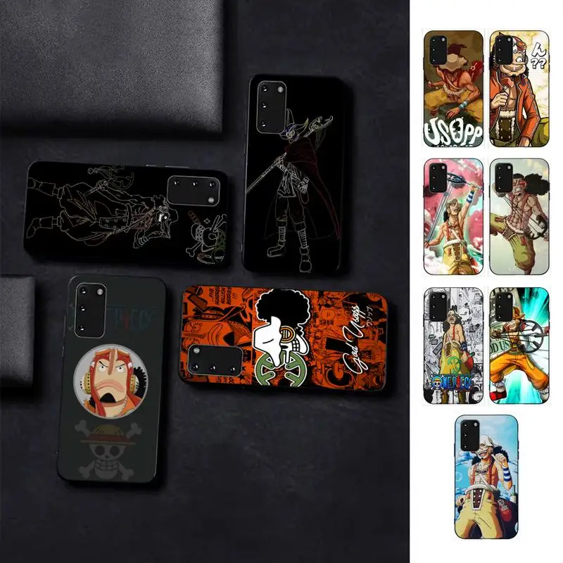 

BANDAI One Piece Usopp Phone Case for Samsung S10 21 20 9 8 plus lite S20 UlTRA 7edge