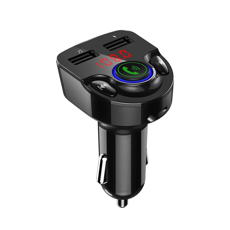 

FM-трансмиттер автомобильный с поддержкой Bluetooth 5,0 и 2 USB-портами