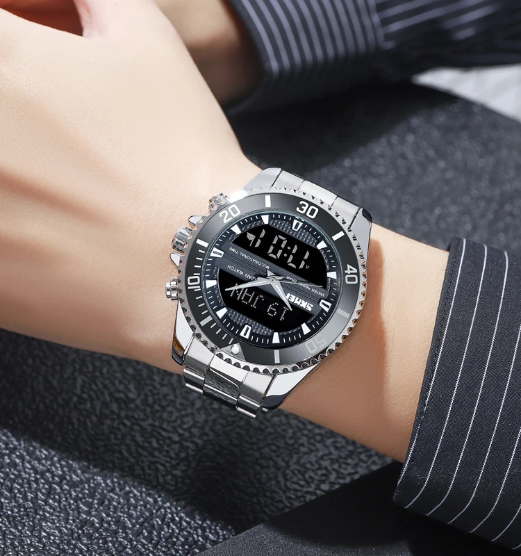 Часы наручные SKMEI мужские мусульманские с компасом Qibla и будильником |