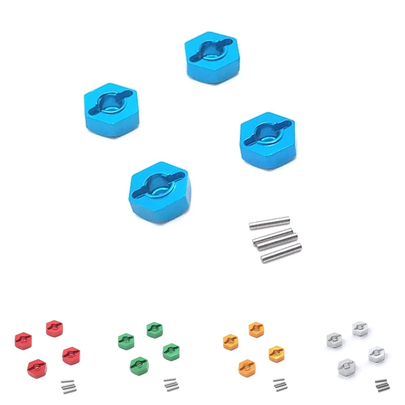 Wltoys 104001 104002 12428 12423 Feiyue FY03 FY06 FY07 FY08 металлическая 12-мм колесная Шестигранная ступица адаптер комбайнер Радиоуправляемый автомобиль обновленные детали