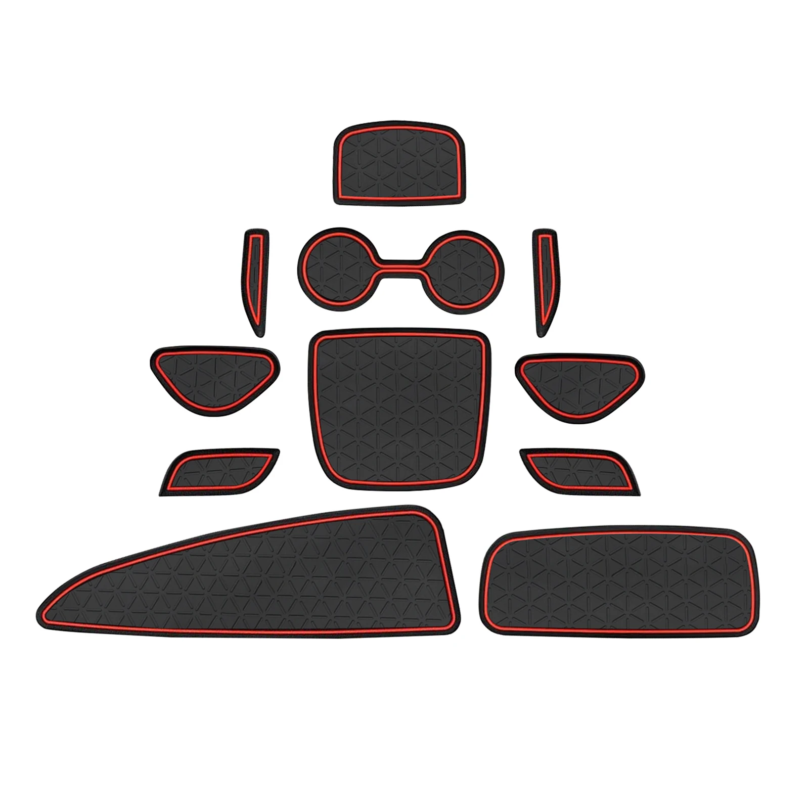 

RUIYA для Toyota Yaris KSP210 2020 2021 2022 2023 2024 автомобиль двери паз коврик анти-скольжения слот Pad Авто интерьер Toyota Yaris 2024 аксессуары