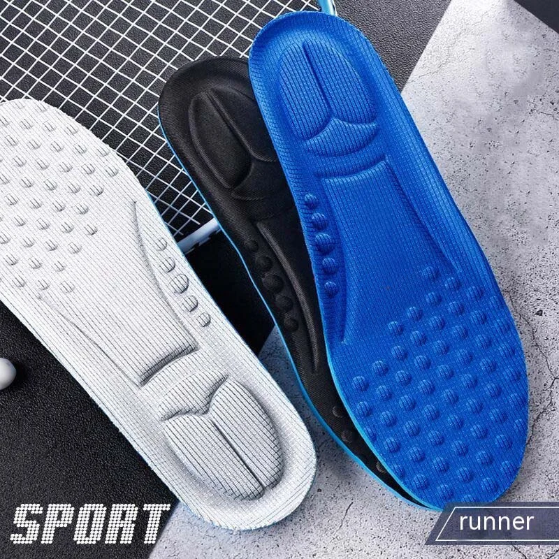 

Memory Foam Insoles Breathable Arch in Sole for Shoes Shock Absorption Deodorant Shoe Soles Running Foot Pads Template Feet Pad