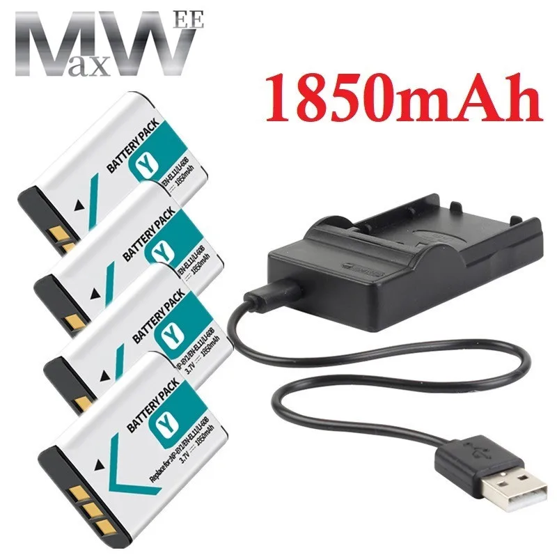 

1850 мА · ч EN-EL11 литий-ионный аккумулятор + светодиодное зарядное устройство для Nikon LI-60B Coolpix S550 S560 Sony Cam Mini D-Li78 AZ1 AZ1V AZ1VR