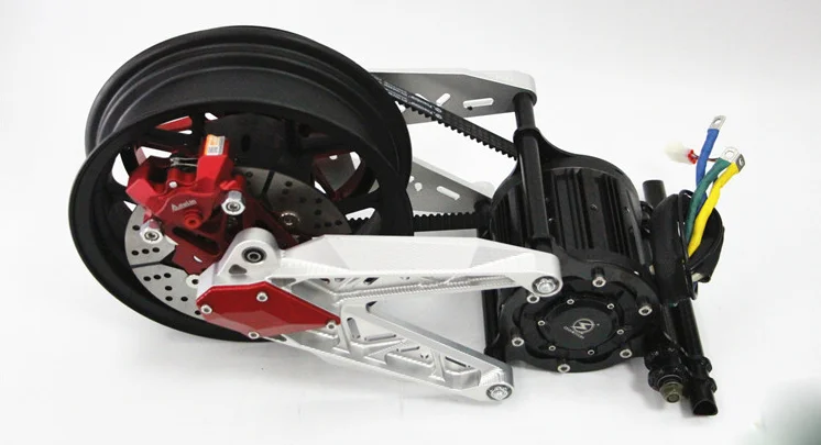 Средняя сборка двигателя 72 в 3000 Вт плоская вилка высокомощный Электромобиль