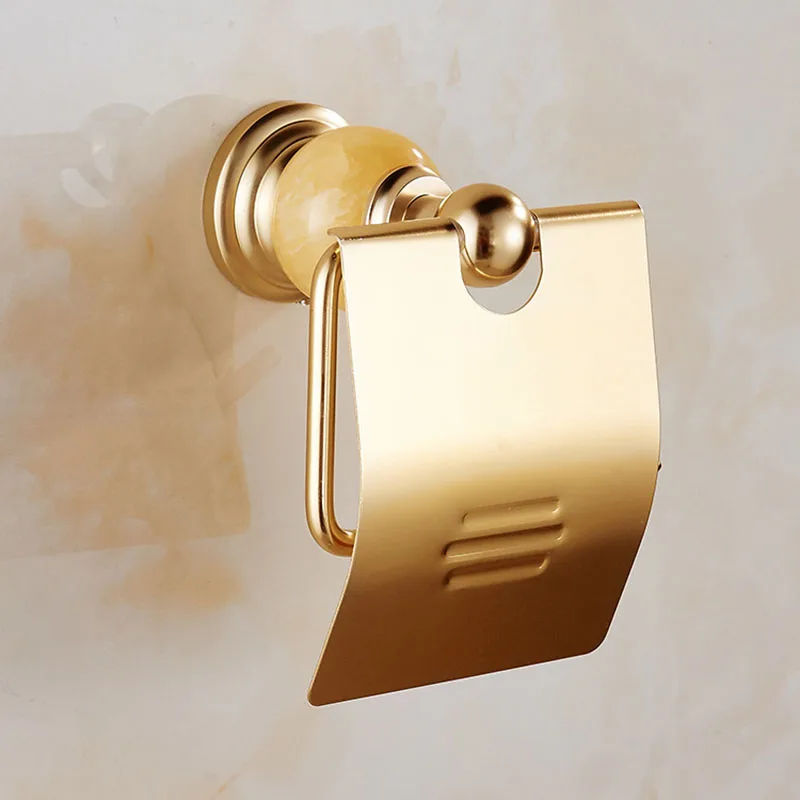 

Алюминиевый держатель для туалетной бумаги Vidric в золотом пространстве с крышкой, держатель рулона, держатель для бумажных полотенец, аксессуары для коробок для туалетной бумаги