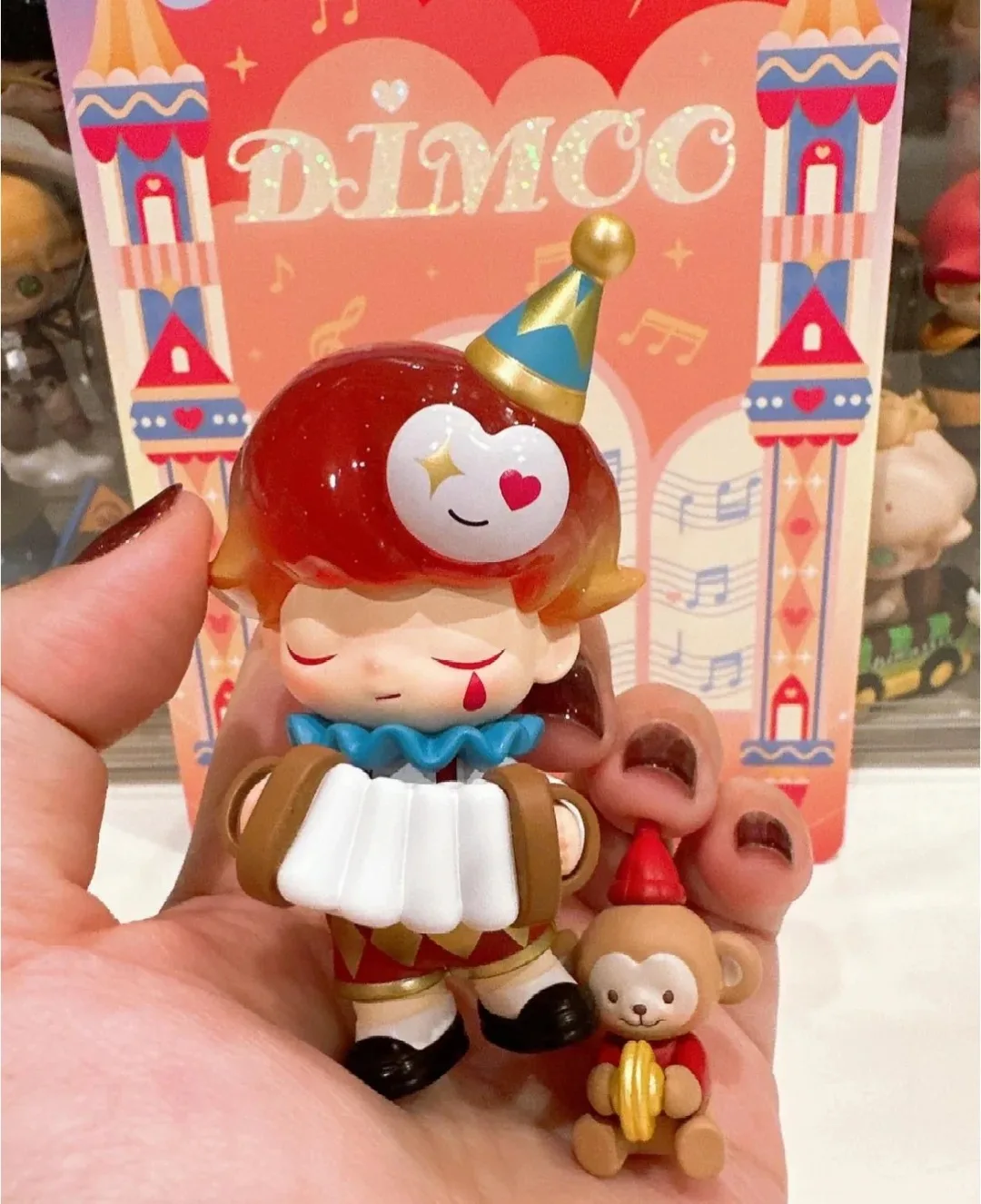 Оригинальный Dimoo с днем рождения Серия 7 лет Париж Романтический художник