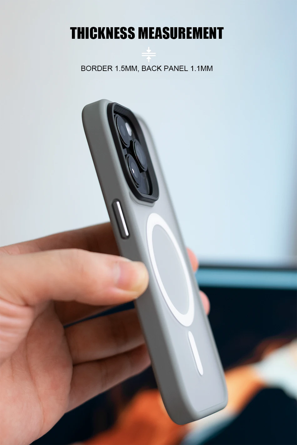 Luxury Transparent Matte Magnetic For Magsafe Wireless Charger Case For iPhone 14 13 11 12 Pro Max Plus Armor Shockpoor Cover