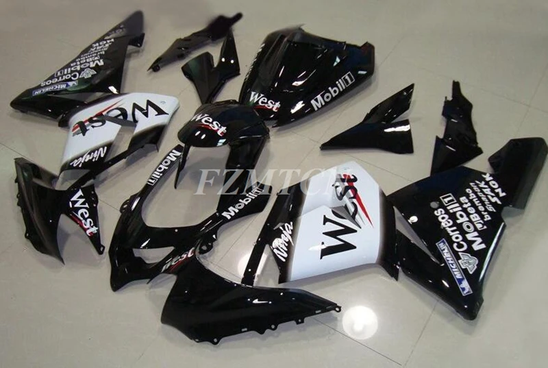 

Новый комплект обтекателей для Kawasaki Ninja ZX-10R 2004 2005 04 05 высококачественный корпус из АБС-пластика на заказ West