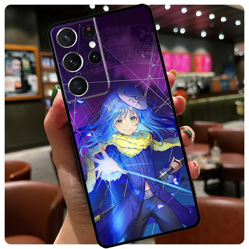 Силиконовый чехол Tensei Shitara для Samsung Galaxy S22 Ultra S21 S20 FE S8 S9 S10 Plus Note 20 |
