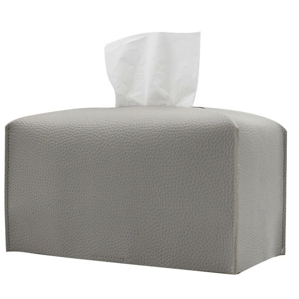 

Leather Tissue Box Car Tissue Box Tissues Case Home Living Room Decoration Bedroom Kitchen Desktop Storage Box Napkin Holder