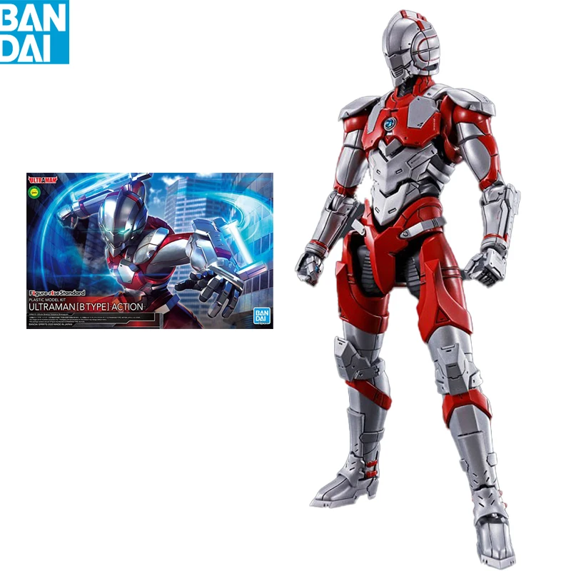 

Genuine Bandai 1/12 Figure-rise Standard Shinjiro Hayata / ULTRAMAN B TYPE -ACTION Assembly Model Toy Desktop Decoration