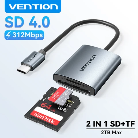 Vention SD 4.0 Картридер USB 3.0