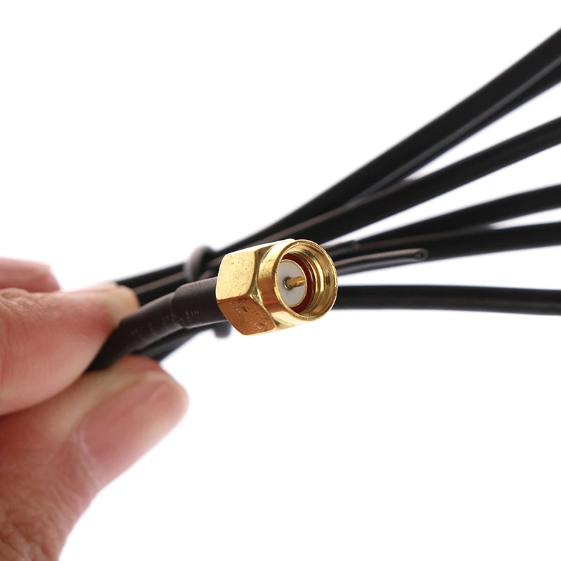 

1pc 12DBI 4G LTE 700-2700MHZ Sucker Antenna With SMA Male Connector Magnet Base 31cm Support Mobile Unicom Telecom GSM GPRS 3G4G