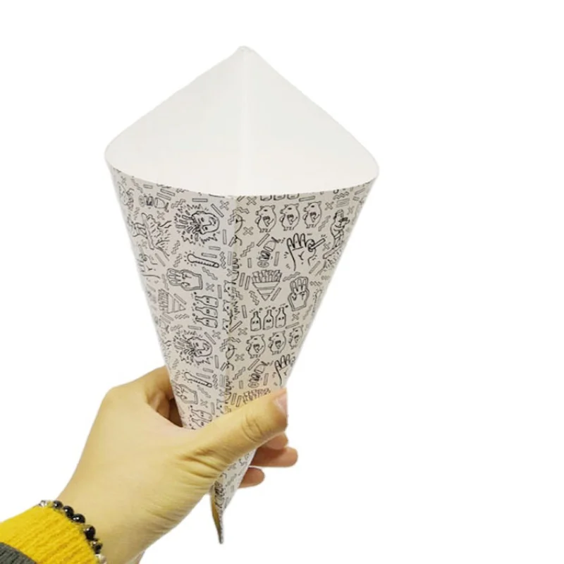 Индивидуальный продукт простой контейнер для картофеля фри индивидуальная