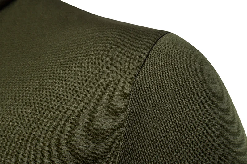 Spring and Autumn Large Size Slim Men's Warm High Neck Long Sleeve Shirts Casual Solid Color Pullover Bottoming Shirts S-2XL