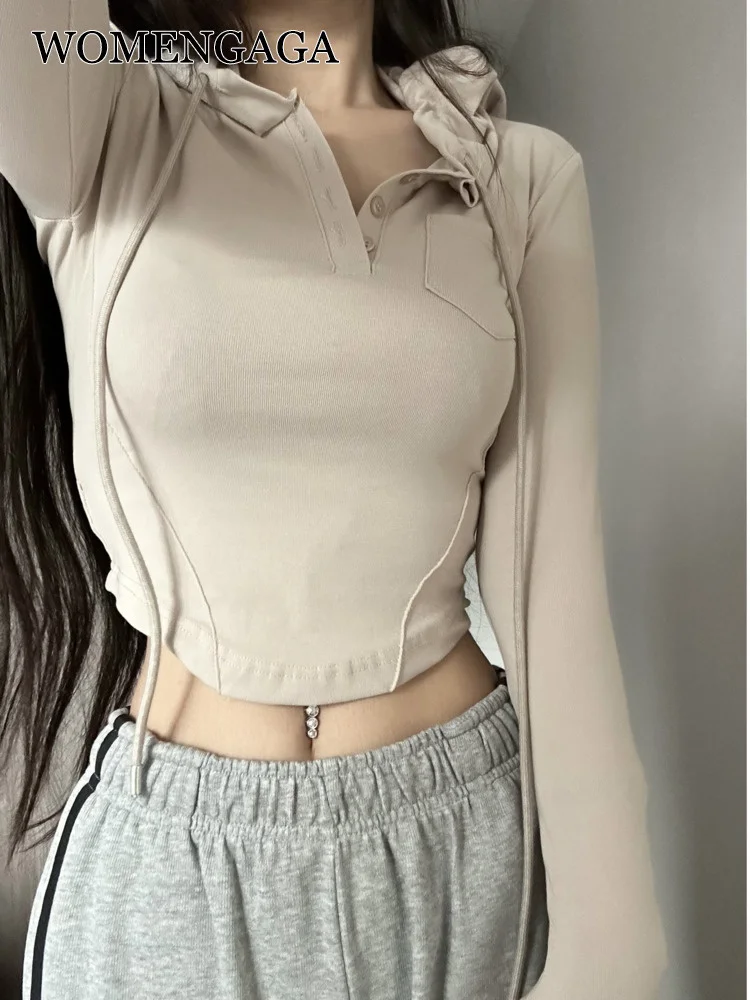 

Свитшот женский трикотажный с длинным рукавом и капюшоном, 70WV